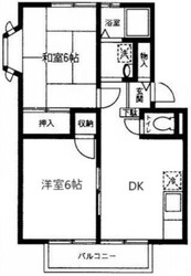 ウィングBの物件間取画像